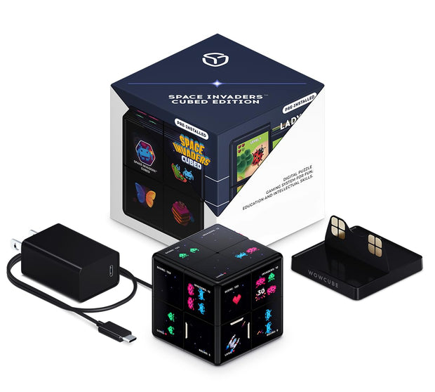 🧩 Innovative Cube-Shaped Handheld Gaming Device