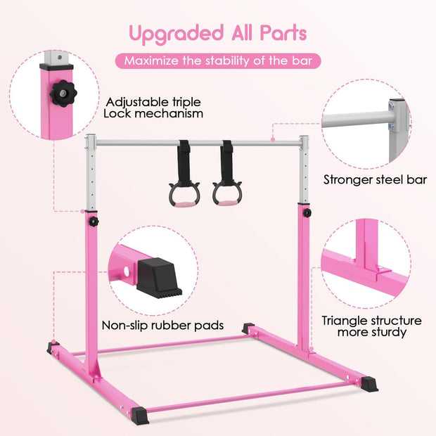 🤸‍♂️Kids Gymnastics Bar with Mat💪
