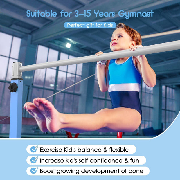 🤸‍♂️Kids Gymnastics Bar with Mat💪