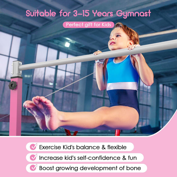 🤸‍♂️Kids Gymnastics Bar with Mat💪