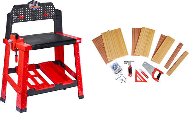 🏗️ Little Builder’s Workbench – Safe Tools&Learn Skills Through Play