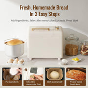 🍰 Multi-Function Bread Maker – Cakes, Jam, Yogurt & More