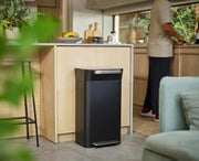 🗑30L Manual Compaction Trash Bin｜More Capacity, Less Hassle