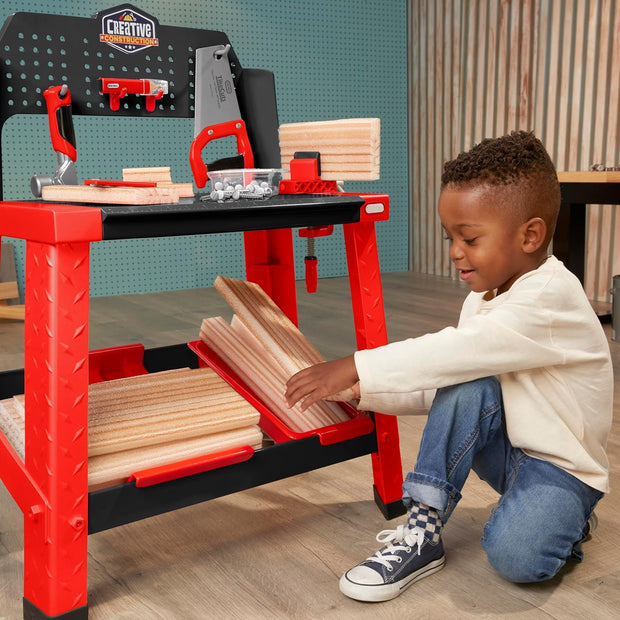 🏗️ Little Builder’s Workbench – Safe Tools&Learn Skills Through Play