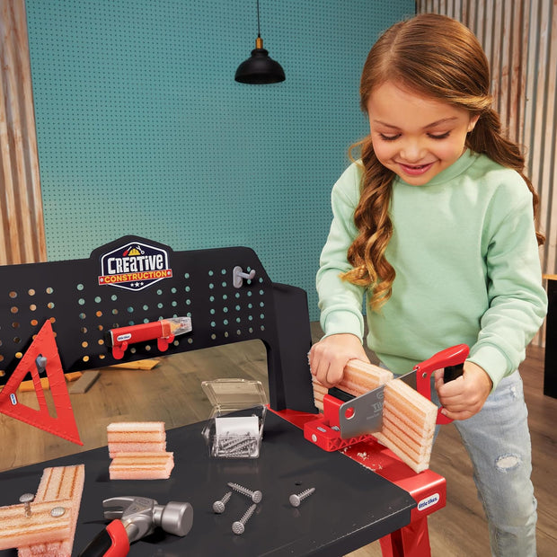 🏗️ Little Builder’s Workbench – Safe Tools&Learn Skills Through Play